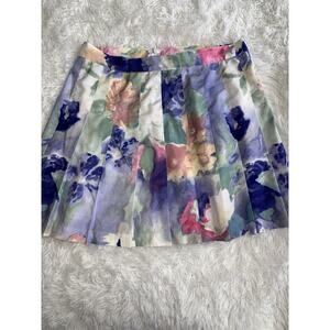 Vintage Darlyn women's sz. 10 colorful, pleated mini skirt. Fun **Nt. desc*